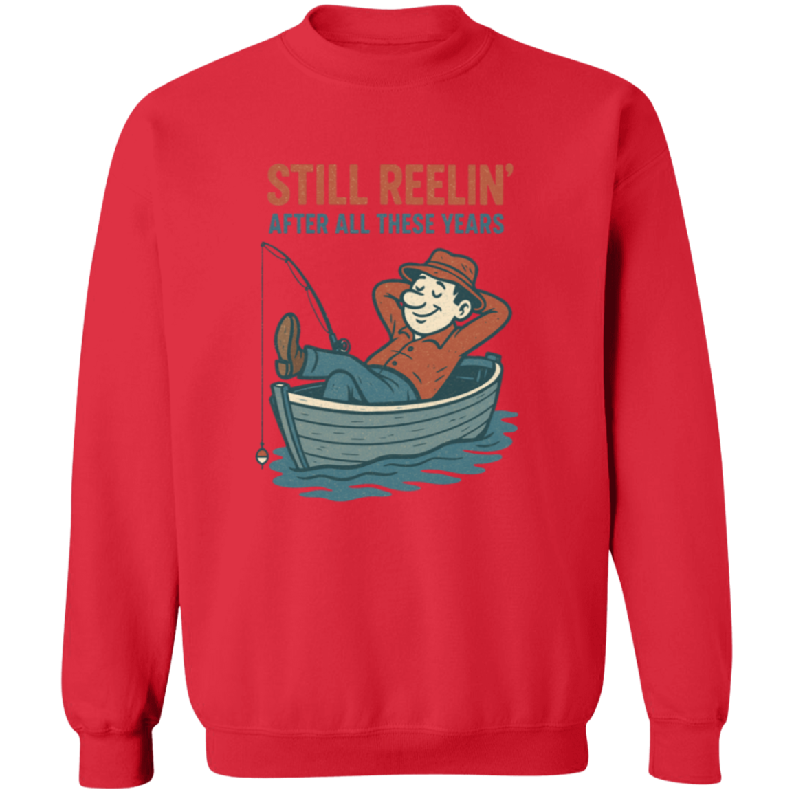 Still Reeling After All These Years Sweatshirt Red