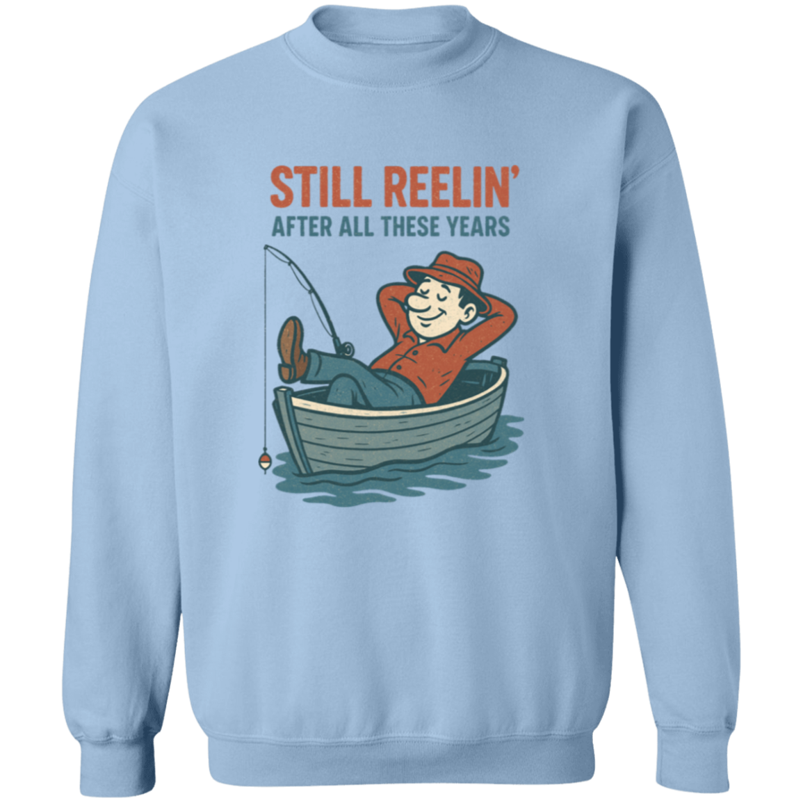 Still Reeling After All These Years Sweatshirt light-blue