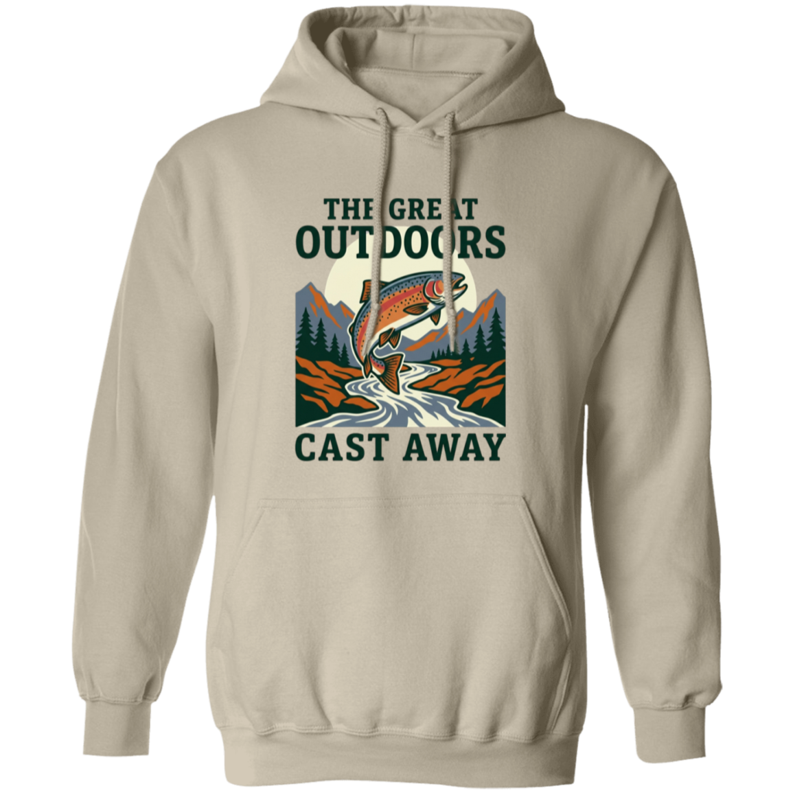 The Great Outdoors Cast Away Hoodie-Sand