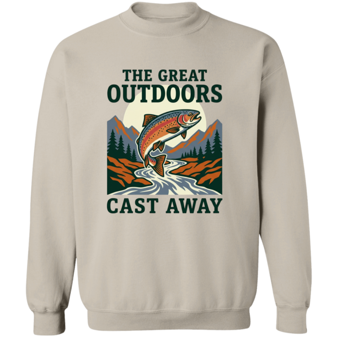 The Great Outdoors Cast Away Sweatshirt-Sand