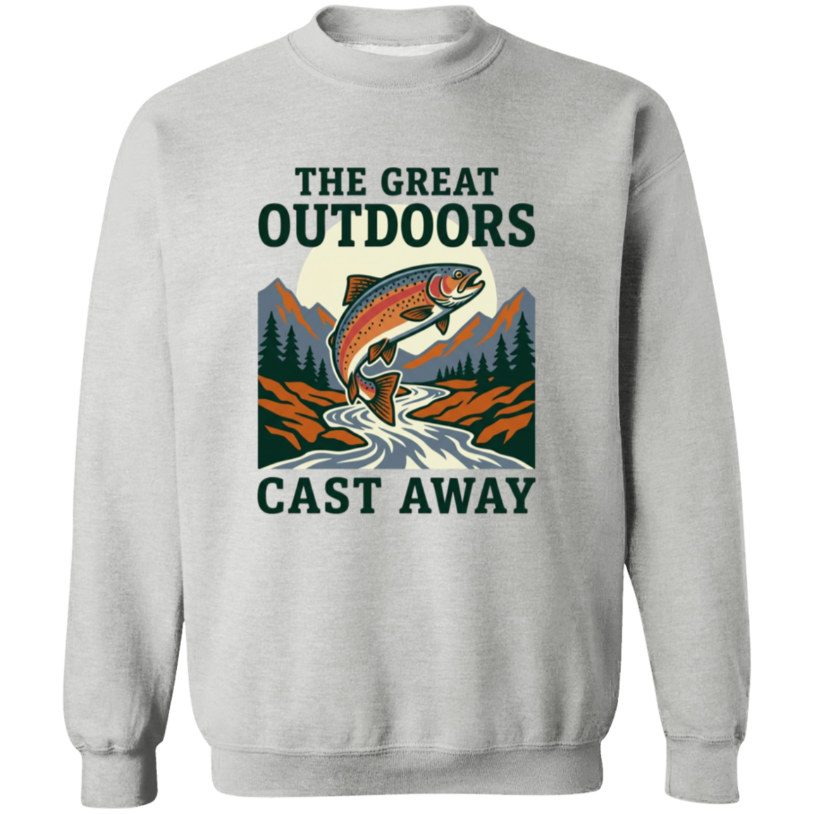 The Great Outdoors Cast Away Sweatshirt-Sport-Grey