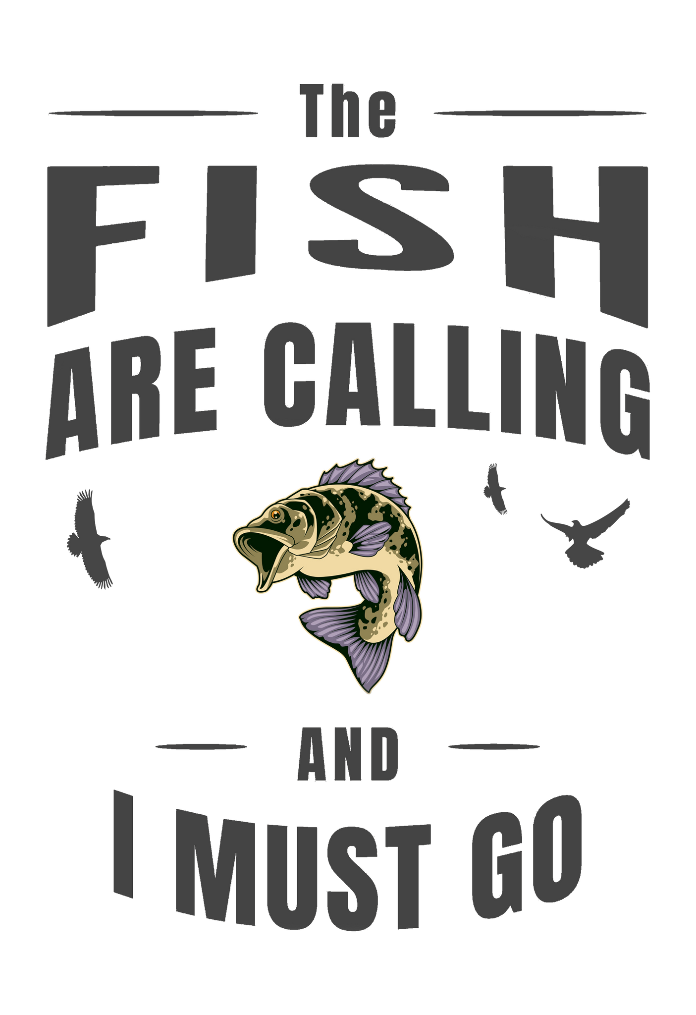 The Fish Are Calling b XP8434 11oz White Mug