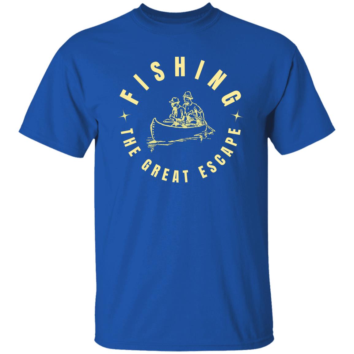 Fishing the great escape t-shirt k royal