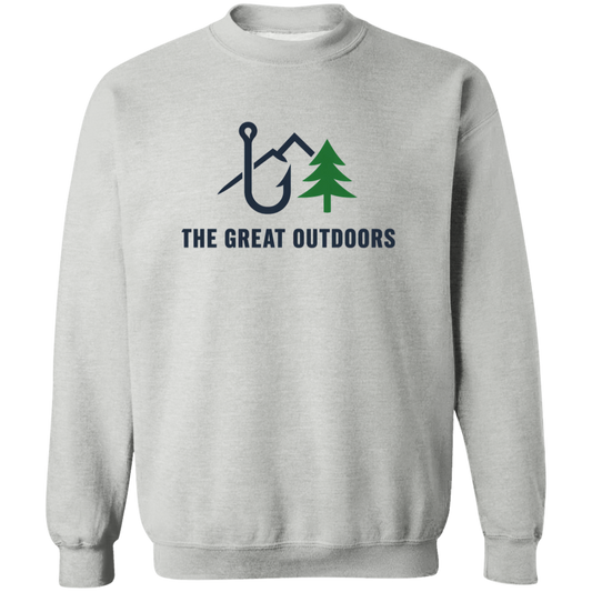 Fishing in the Great Outdoors sweatshirt in Sport-Grey color