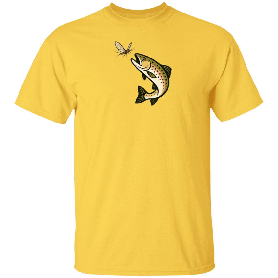 Jumping Trout t-shirt daisy