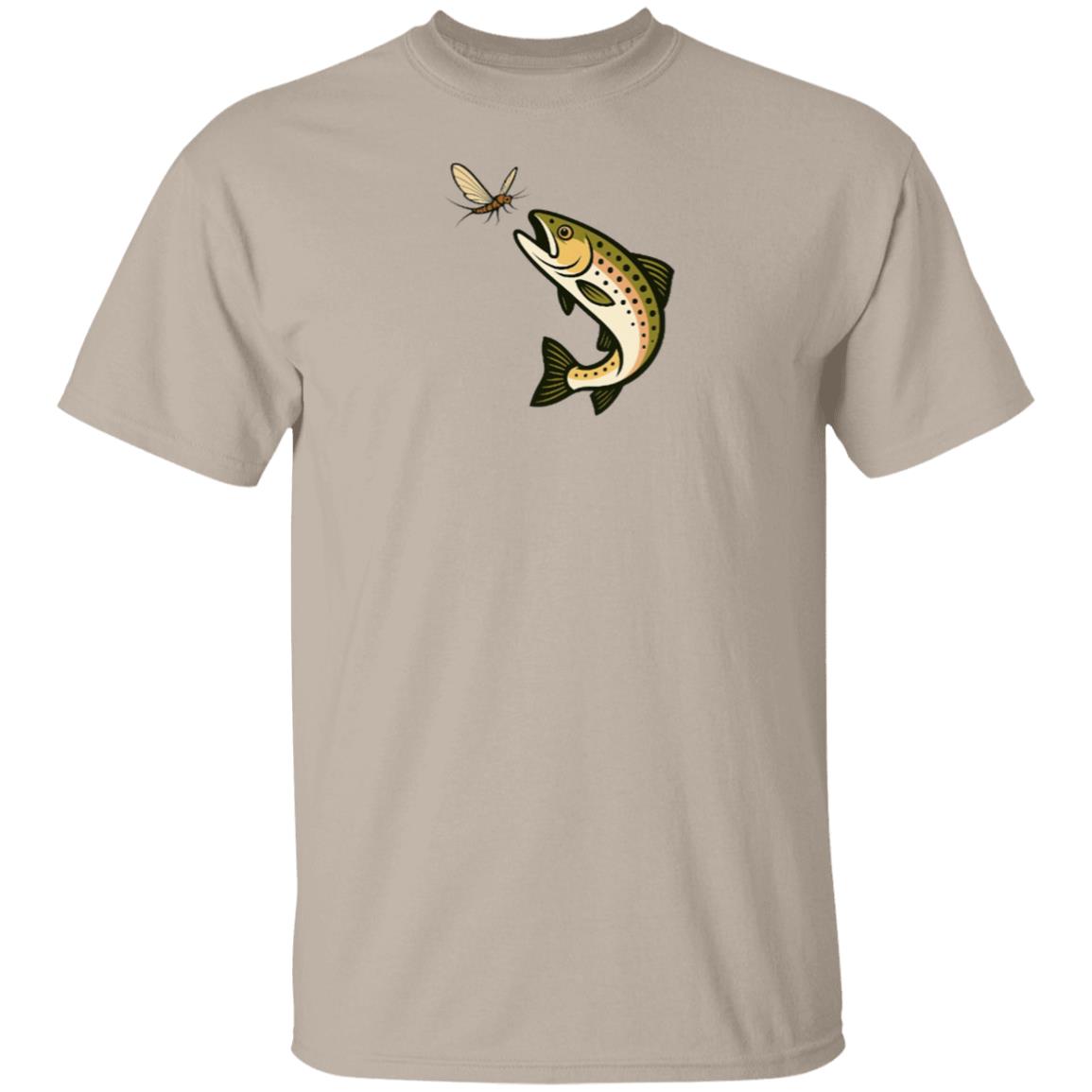 Jumping Trout t-shirt sand