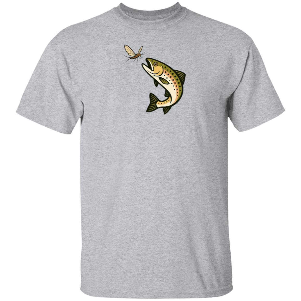 Jumping Trout t-shirt sport-grey