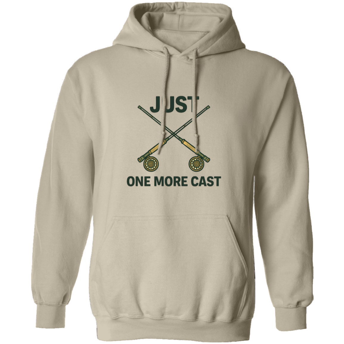 Just one more cast hoodie sand
