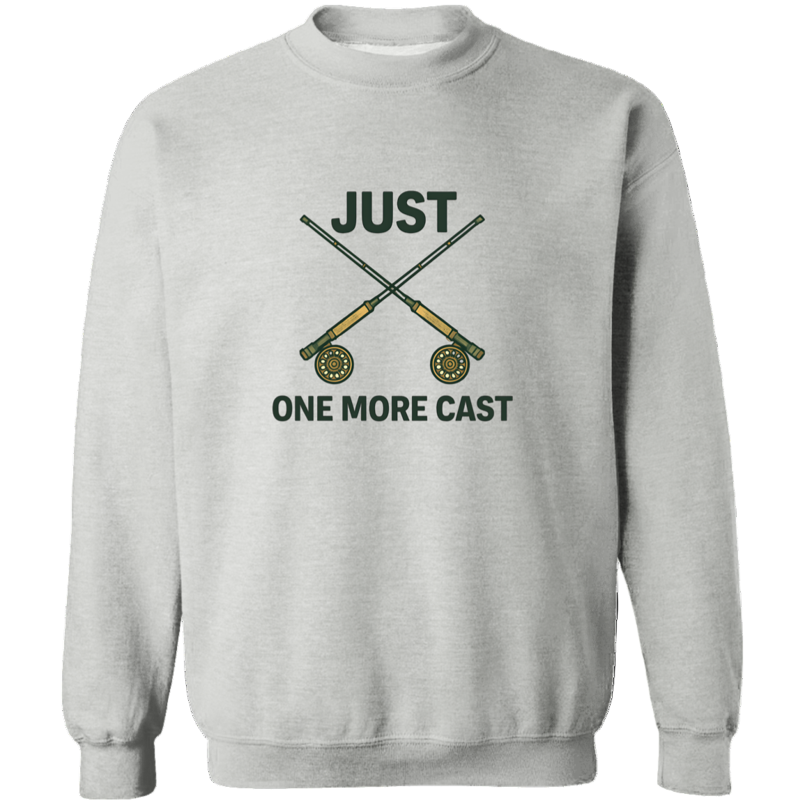 Just One more cast sweatshirt sport grey