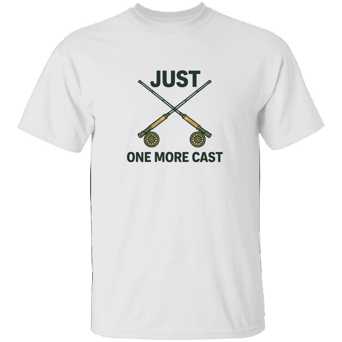 just one more cast t shirt white