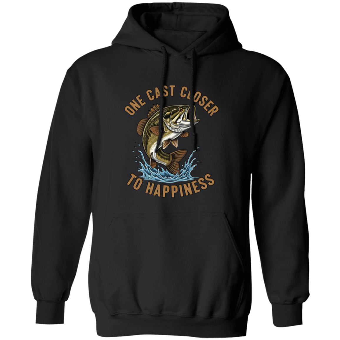 One Cast Closer to Happiness hoodie black