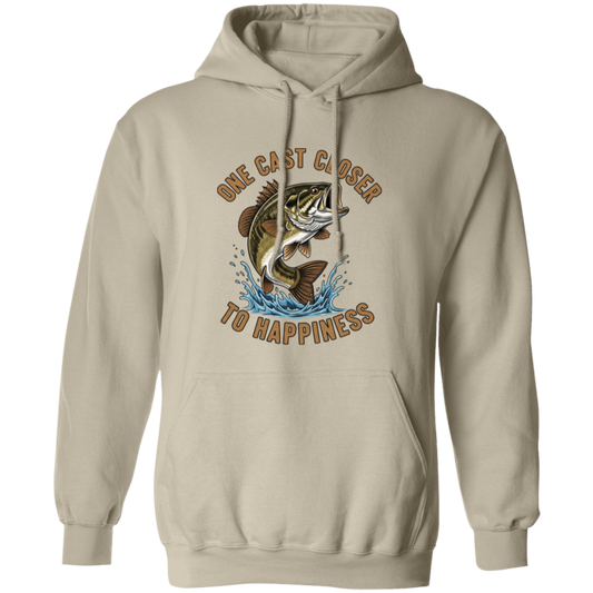One Cast Closer to Happiness hoodie sand