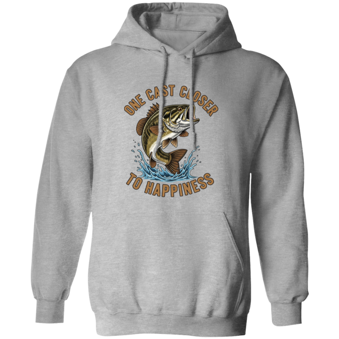 One Cast Closer to Happiness hoodie sport-grey