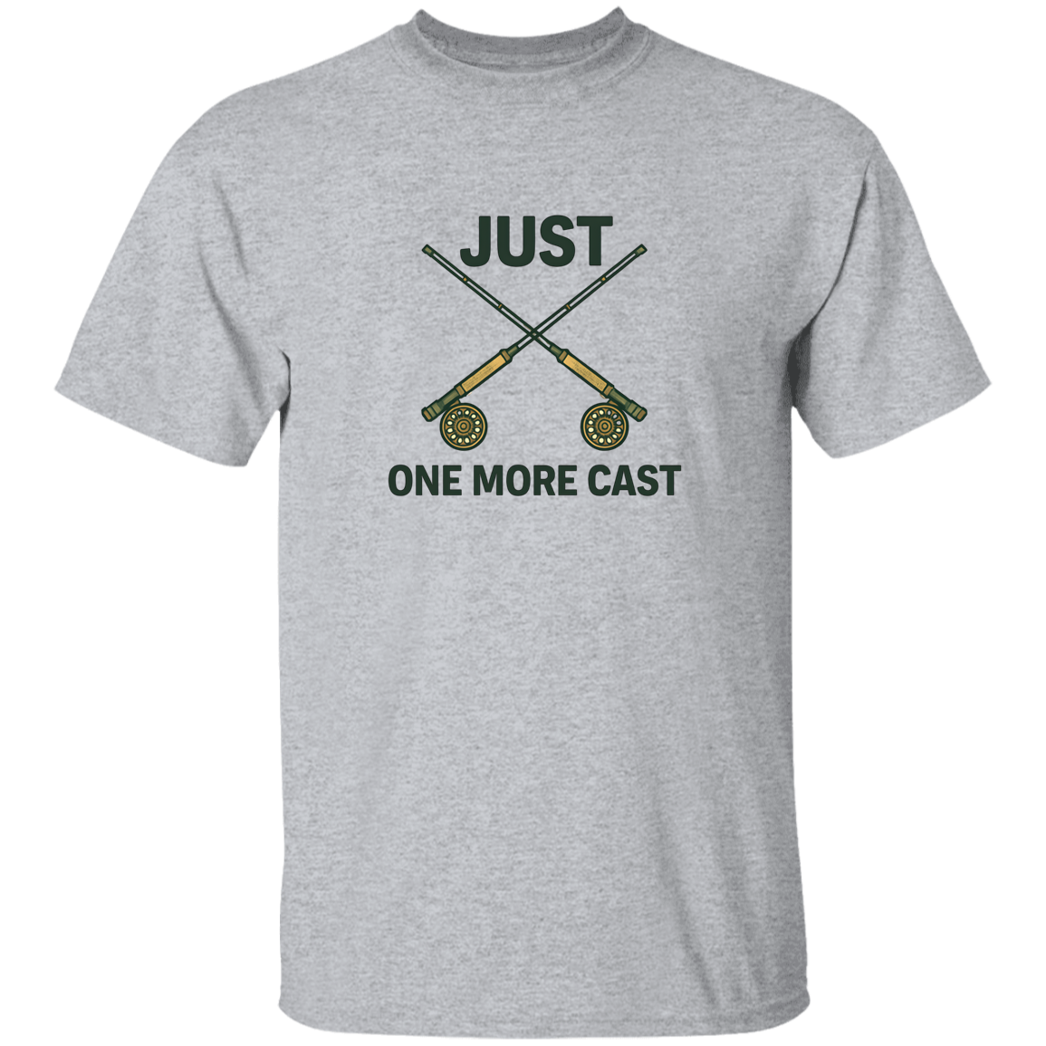 one more cast t shirt sport grey