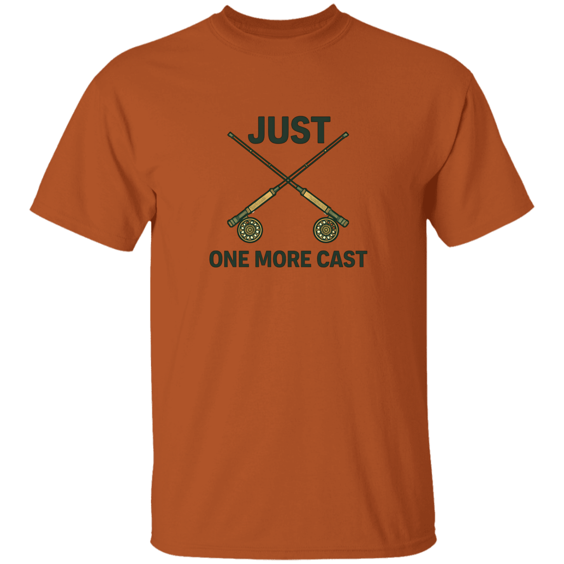 one more cast t shirt texas orange