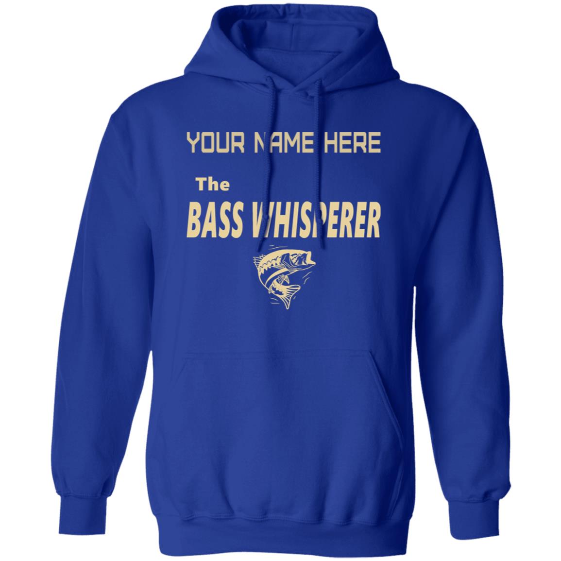 Personalized the bass whisperer hoodie a royal