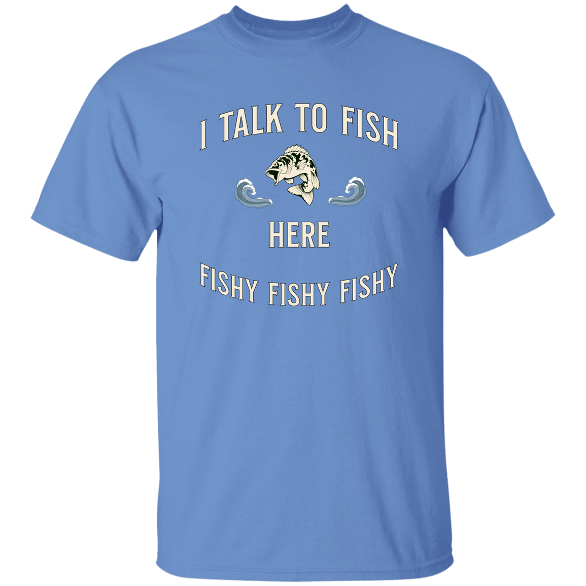 Talk to fish T-Shirt carolina-blue