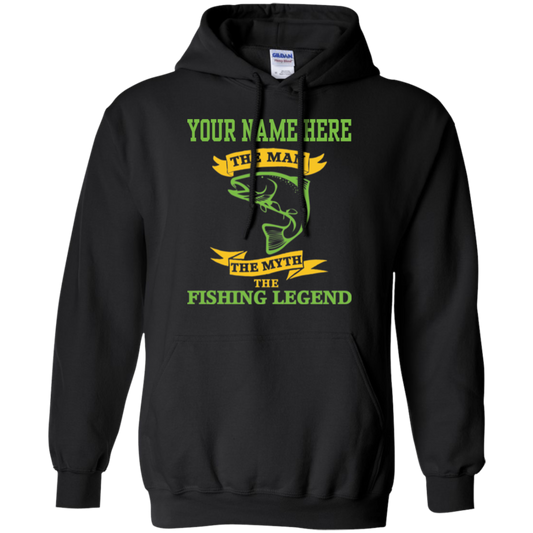 Personalized The Man The Myth The Fishing Legend  Hoodie d