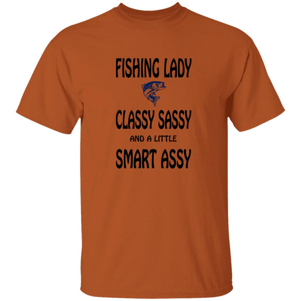 Fishing Lady Classy Sassy T-Shirt b