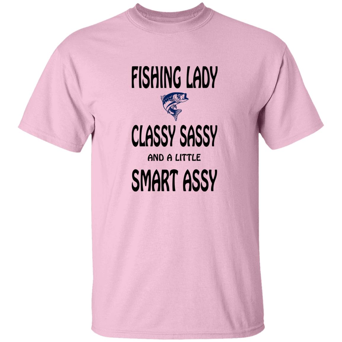 Fishing Lady Classy Sassy T-Shirt b