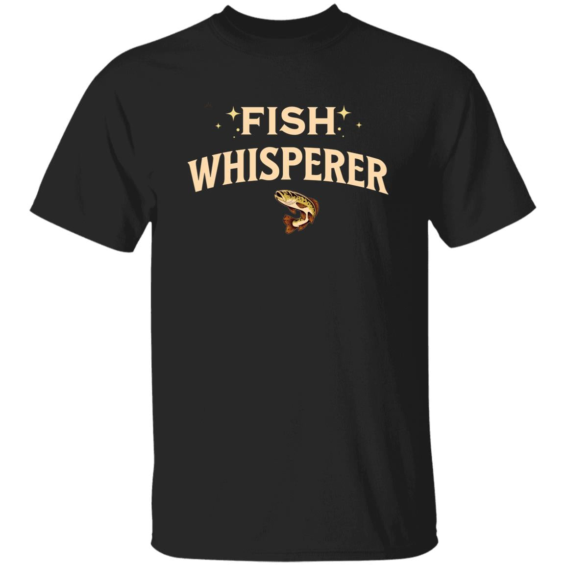 Fish whisperer t-shirt k black