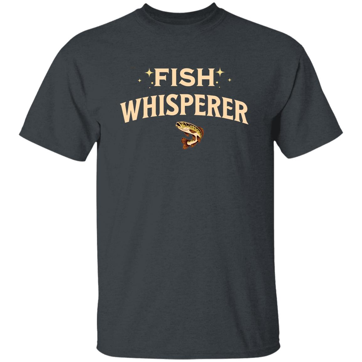 Fish whisperer t-shirt k dark-heather