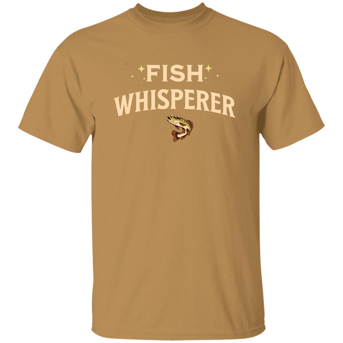 Fish whisperer t-shirt k old-gold