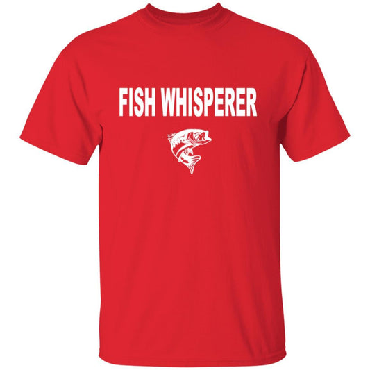 Fish whisperer t shirt red