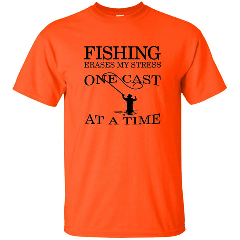 Fishing Erases Stress T-Shirt b