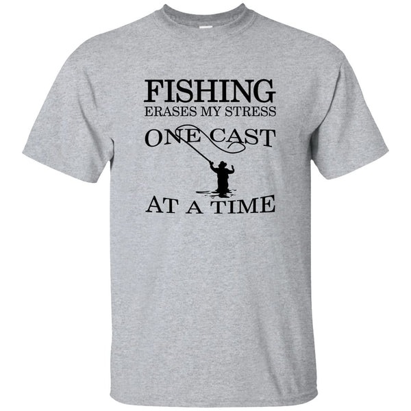 Fishing Erases Stress T-Shirt b