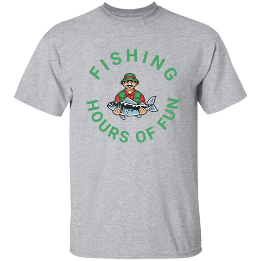 Fishing Hours Of Fun T-shirt k sport-grey