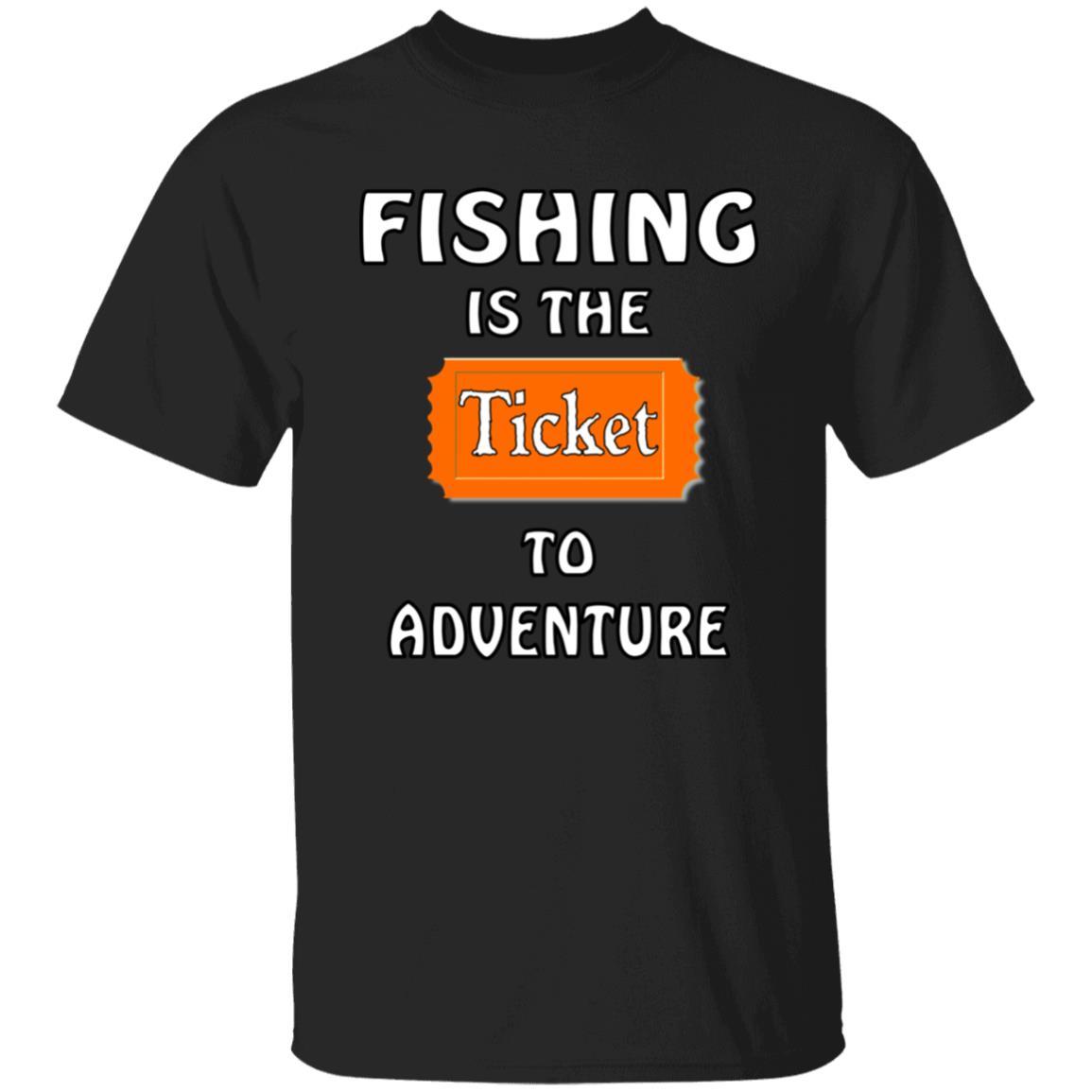 Fishing is the ticket to adventure black
