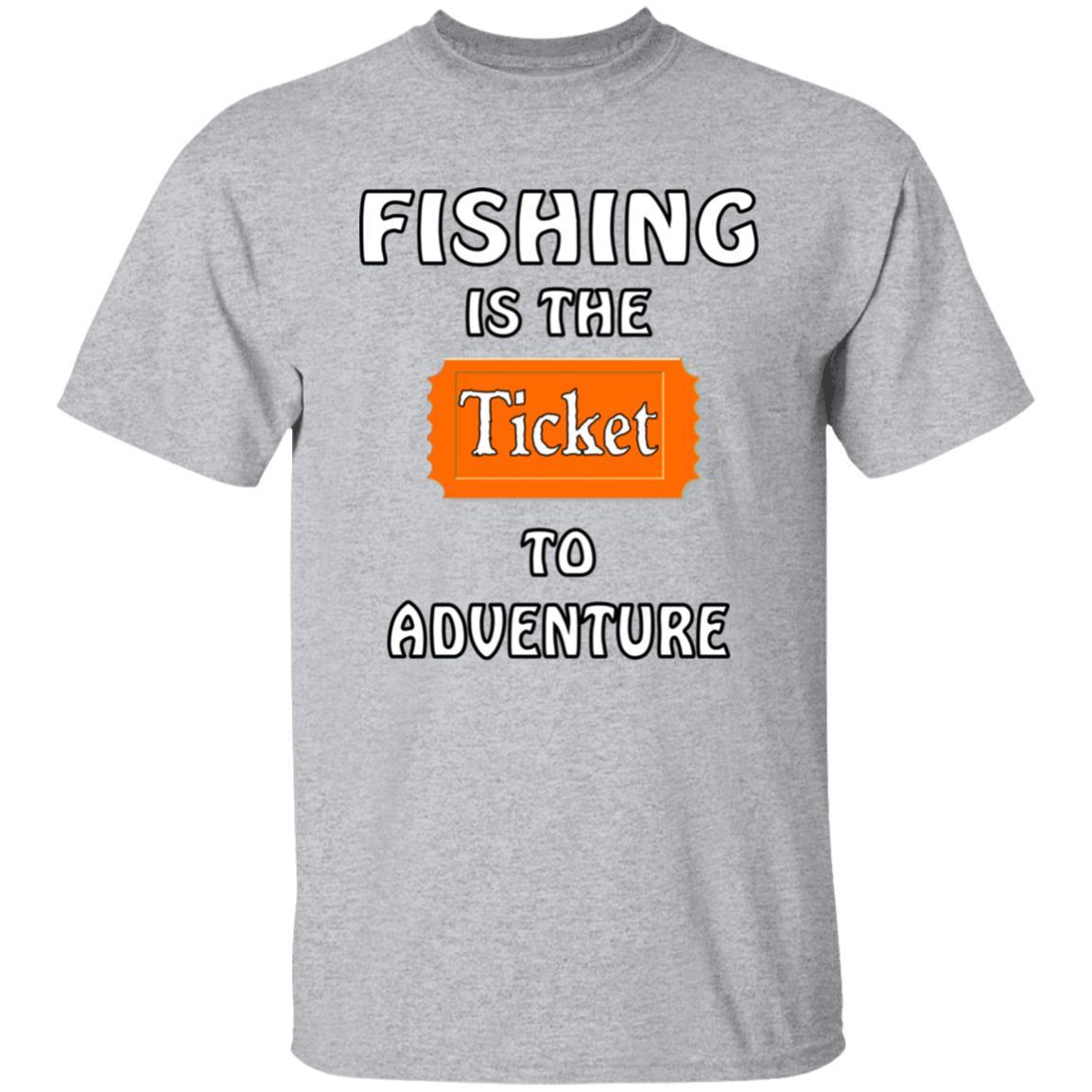 Fishing is the ticket to adventure sport-grey