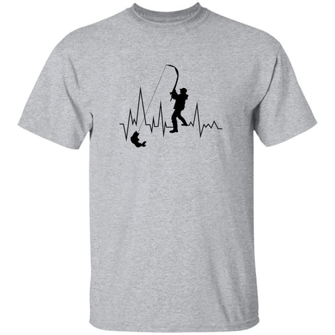 Heartbeat T shirt b sport-grey