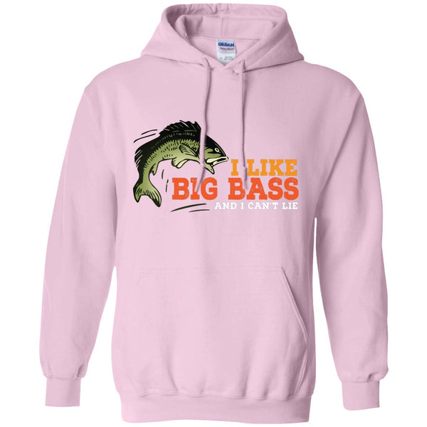 I Like Big Bass Pullover Hoodie