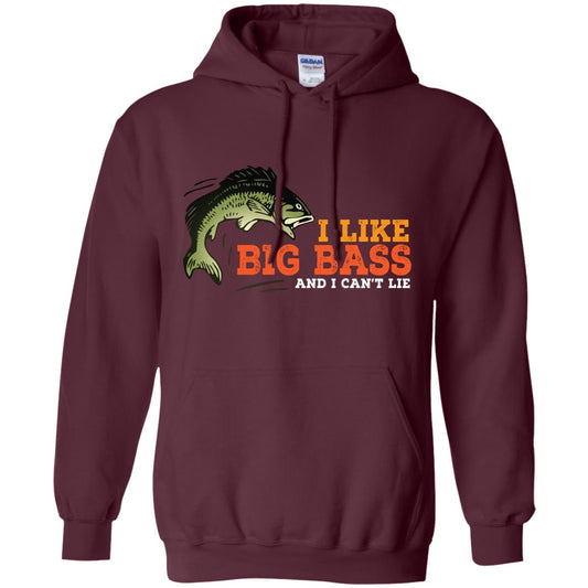 I Like Big Bass Pullover Hoodie