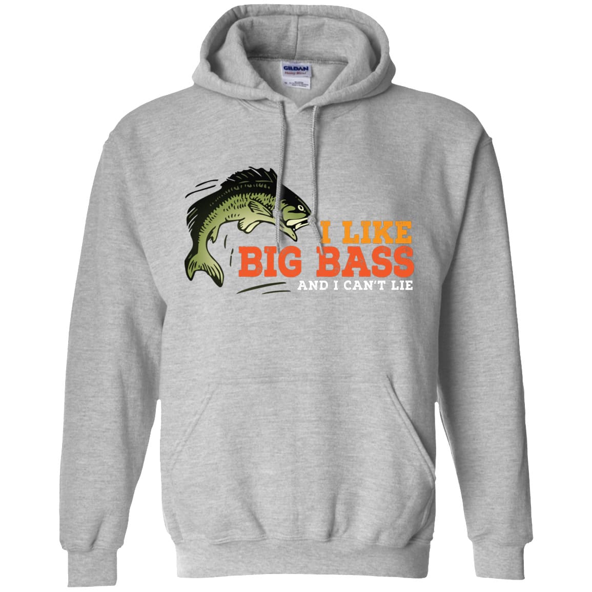 I Like Big Bass Pullover Hoodie