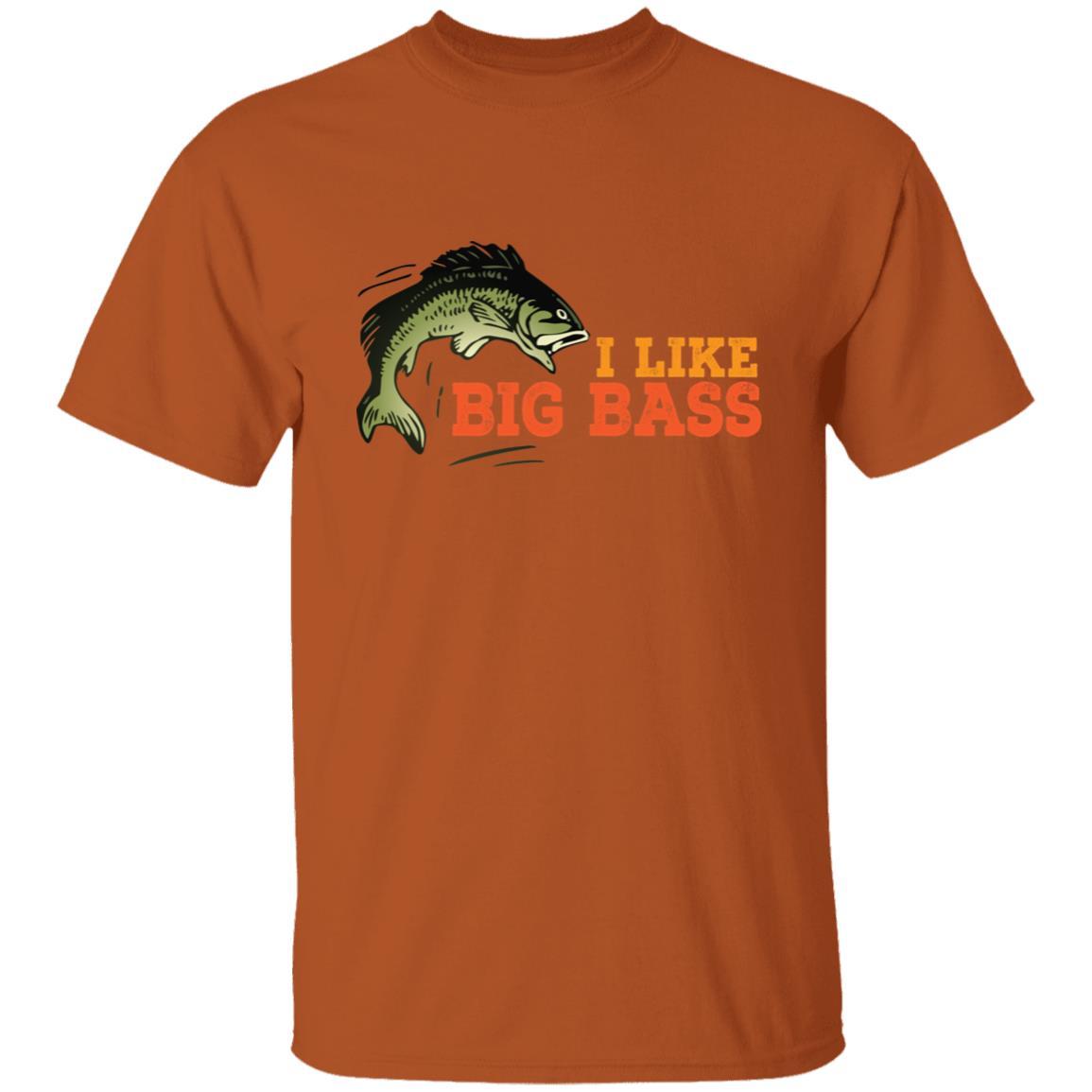I like big bass t-shirt texas-orange
