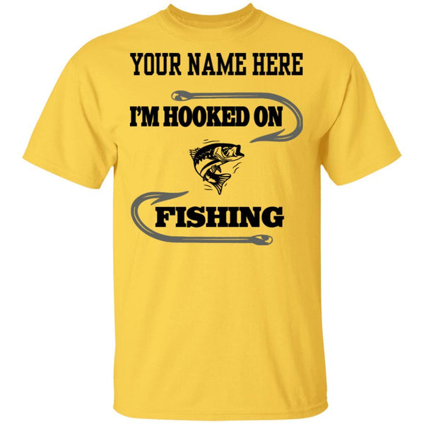 I'm hooked on fishing t-shirt b daisy