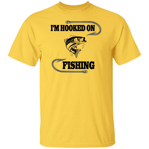 I'm hooked on fishing t shirt b daisy