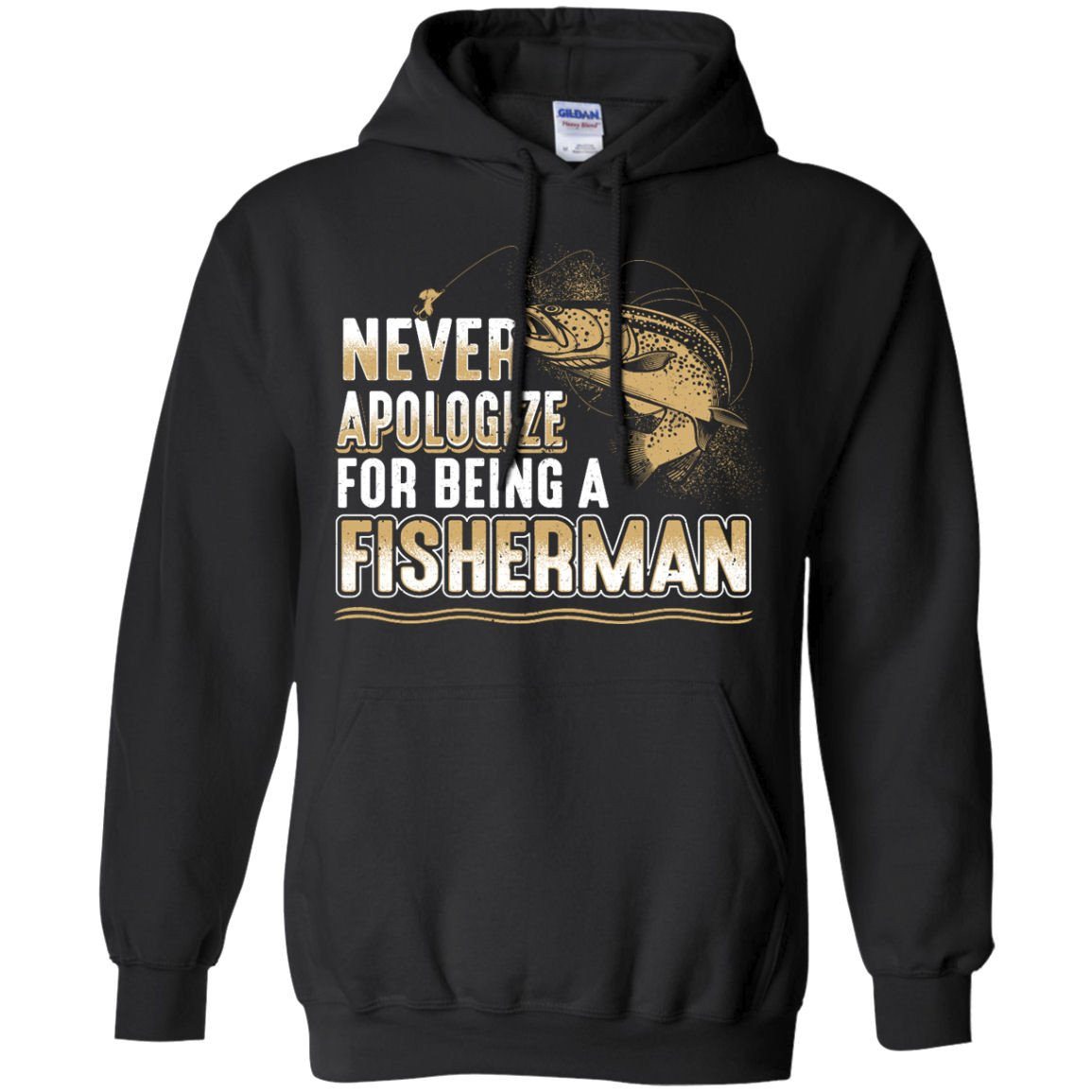 Never Apologize Pullover Hoodie