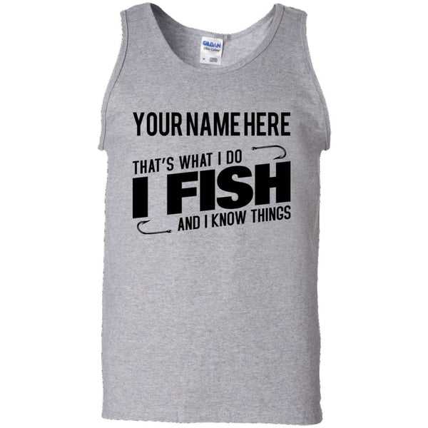 Personalized-That's What I Do Tank Top h