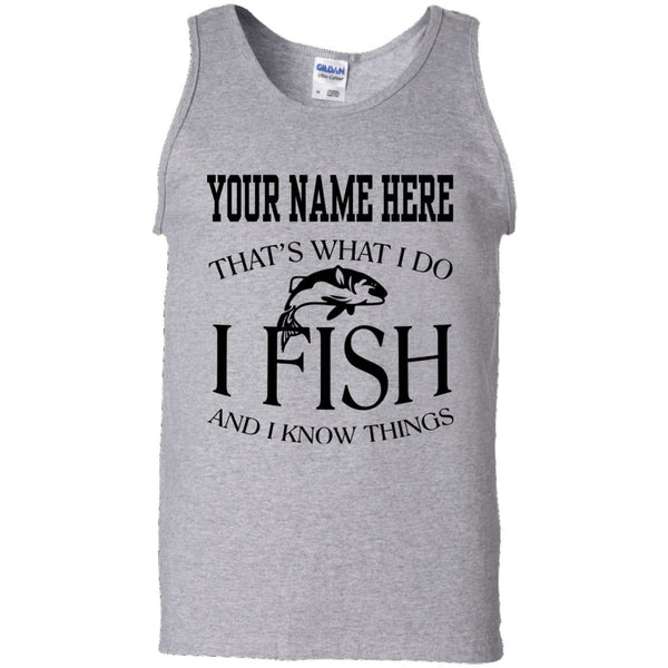 Personalized-That's What I Do Tank Top a