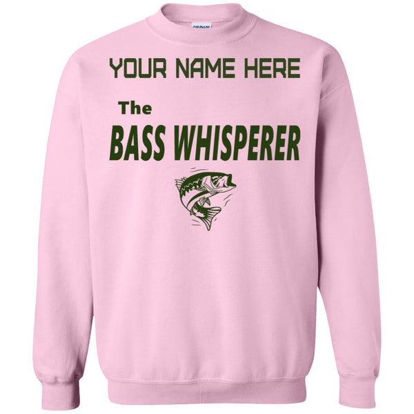 Personalized The Bass Whisperer Sweatshirt  b