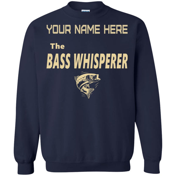 Personalized The Bass Whisperer Sweatshirt a