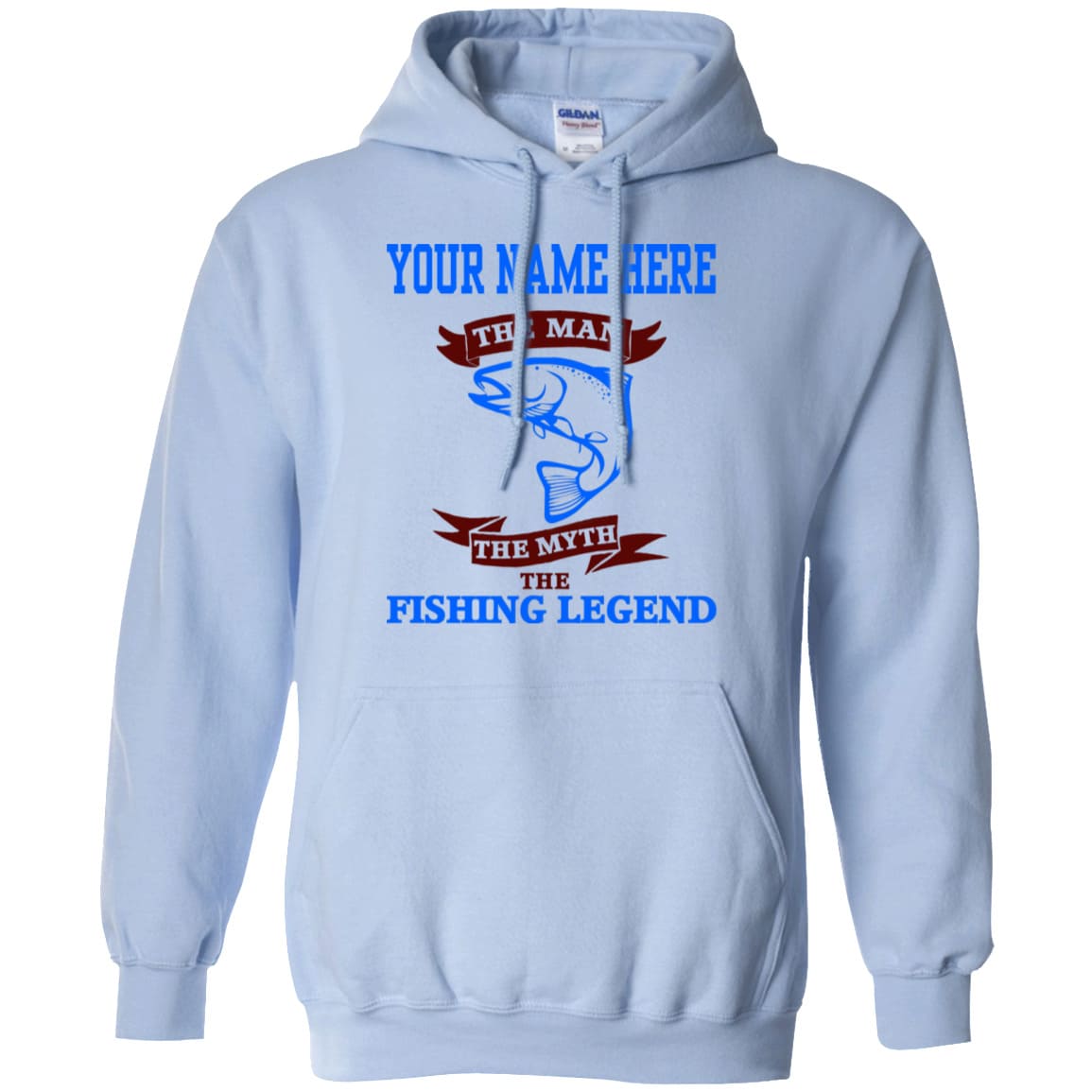 Personalized The Man The Myth The Fishing Legend Hoodie c