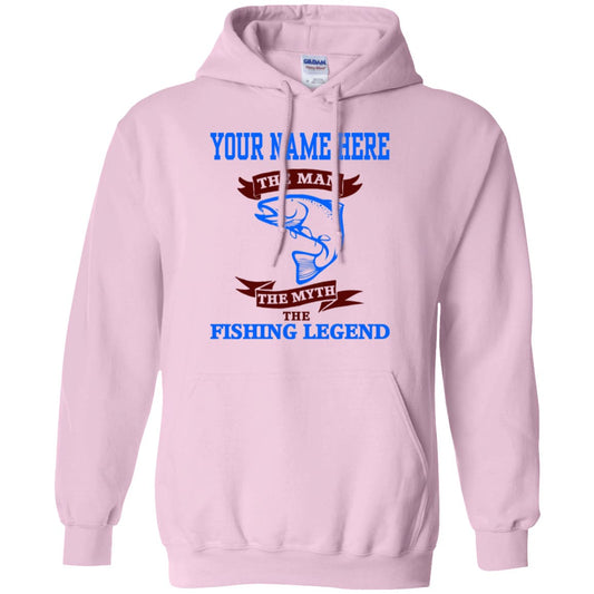 Personalized The Man The Myth The Fishing Legend Hoodie c