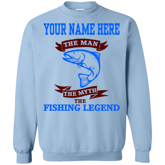 Personalized The Man The Myth The Fishing Legend Sweatshirt c