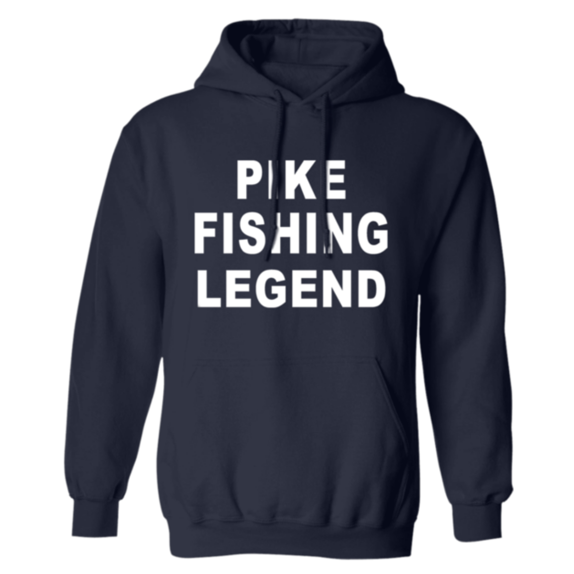 Pike fishing legend hoodie w navy