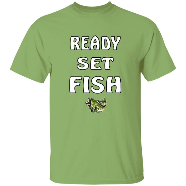 Ready set fish w t-shirt kiwi